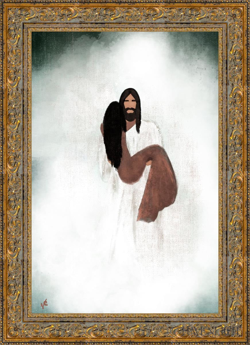 Walk You Through The Storm Open Edition Canvas / 24 X 36 Gold 31 3/4 43 Art