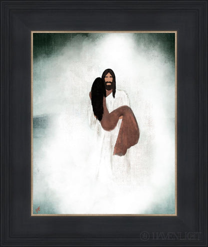 Walk You Through The Storm Open Edition Print / 11 X 14 Black 15 3/4 18 Art