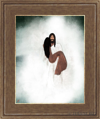 Walk You Through The Storm Open Edition Print / 11 X 14 Gold 15 3/4 18 Art