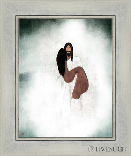 Walk You Through The Storm Open Edition Print / 11 X 14 Silver 15 1/4 18 Art