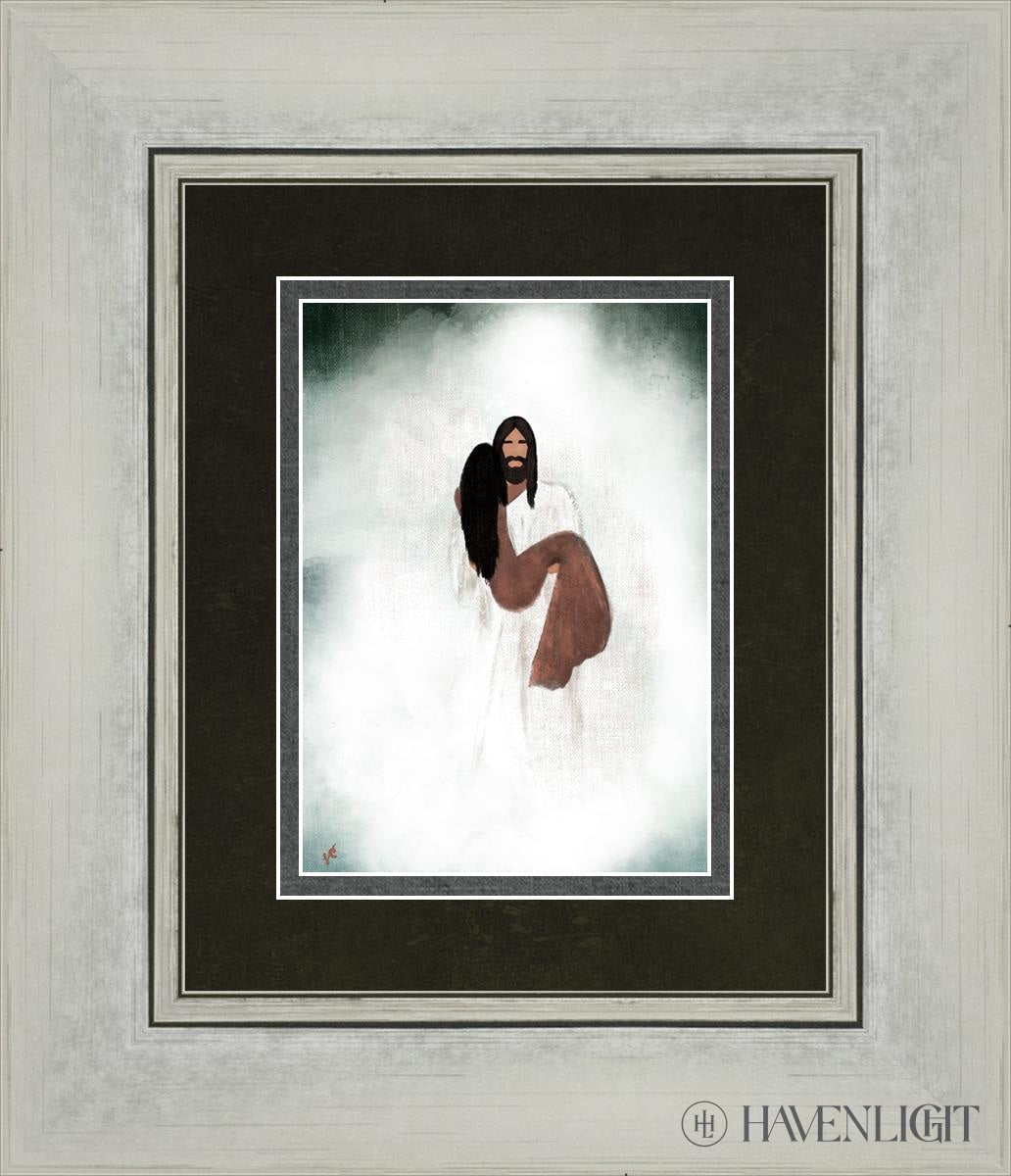Walk You Through The Storm Open Edition Print / 5 X 7 Silver 12 1/4 14 Art