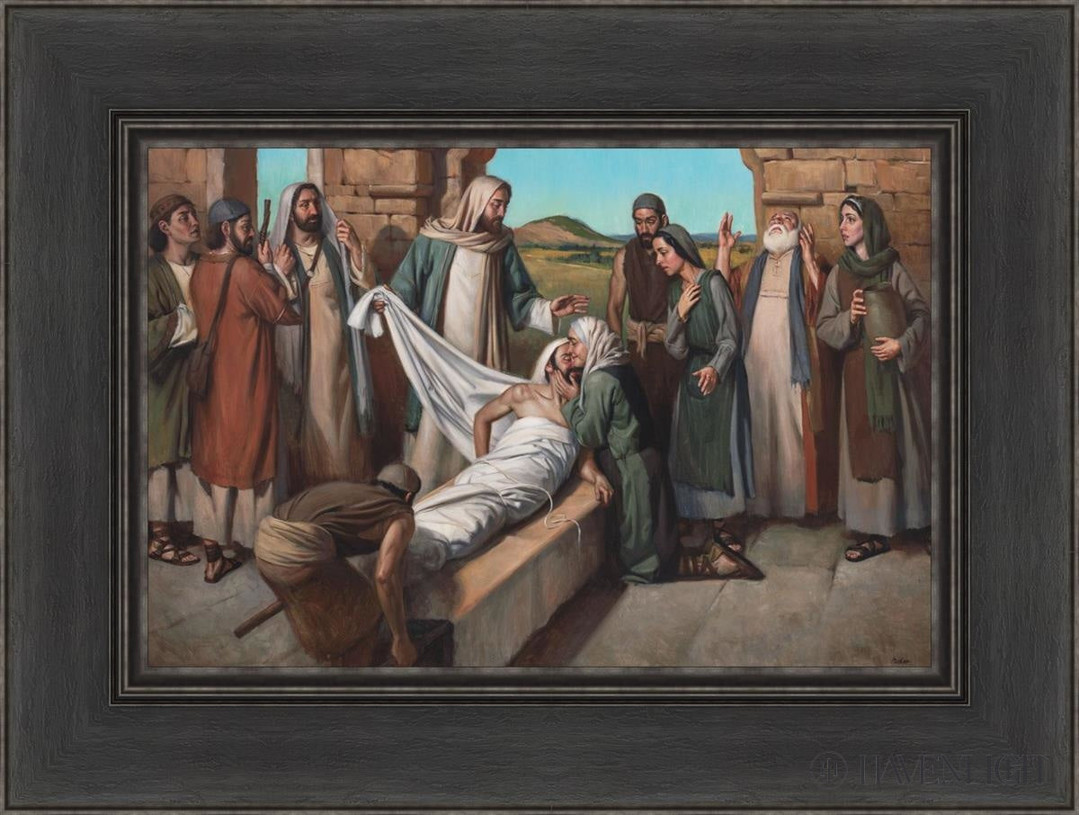 Widow Of Nain Open Edition Canvas / 18 X 12 Black 24 1/2 Art