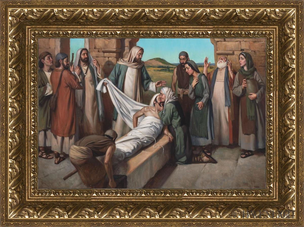 Widow Of Nain Open Edition Canvas / 18 X 12 Gold 23 3/4 17 Art