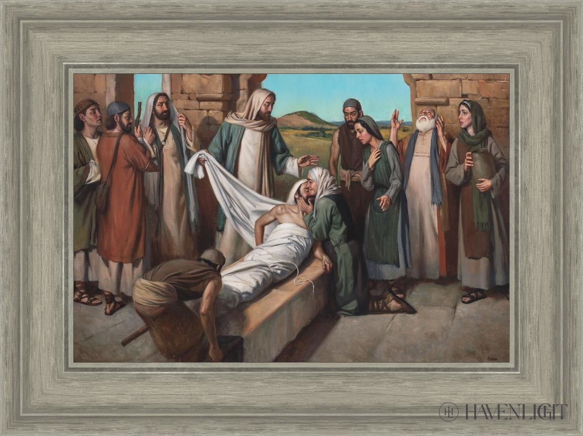 Widow Of Nain Open Edition Canvas / 18 X 12 Gray 23 3/4 17 Art