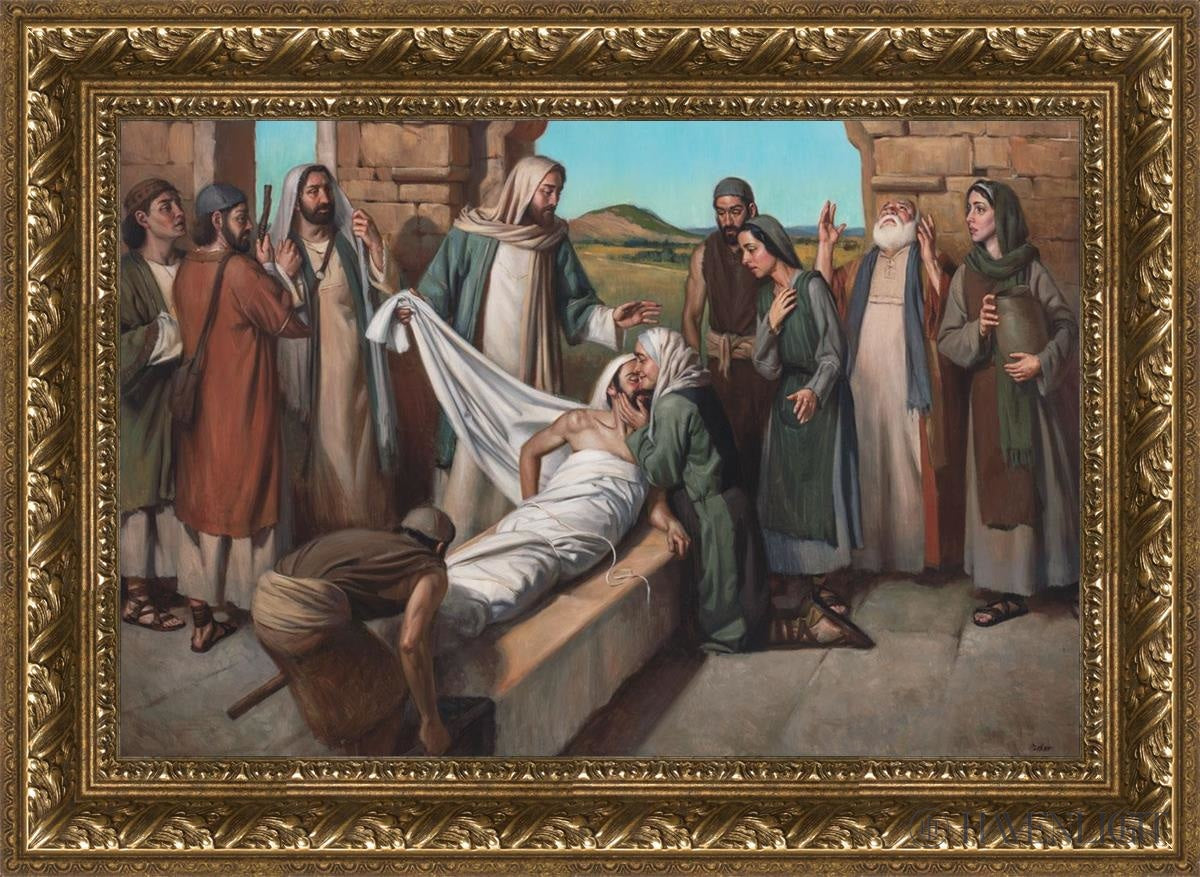 Widow Of Nain Open Edition Canvas / 24 X 16 Gold 29 3/4 21 Art