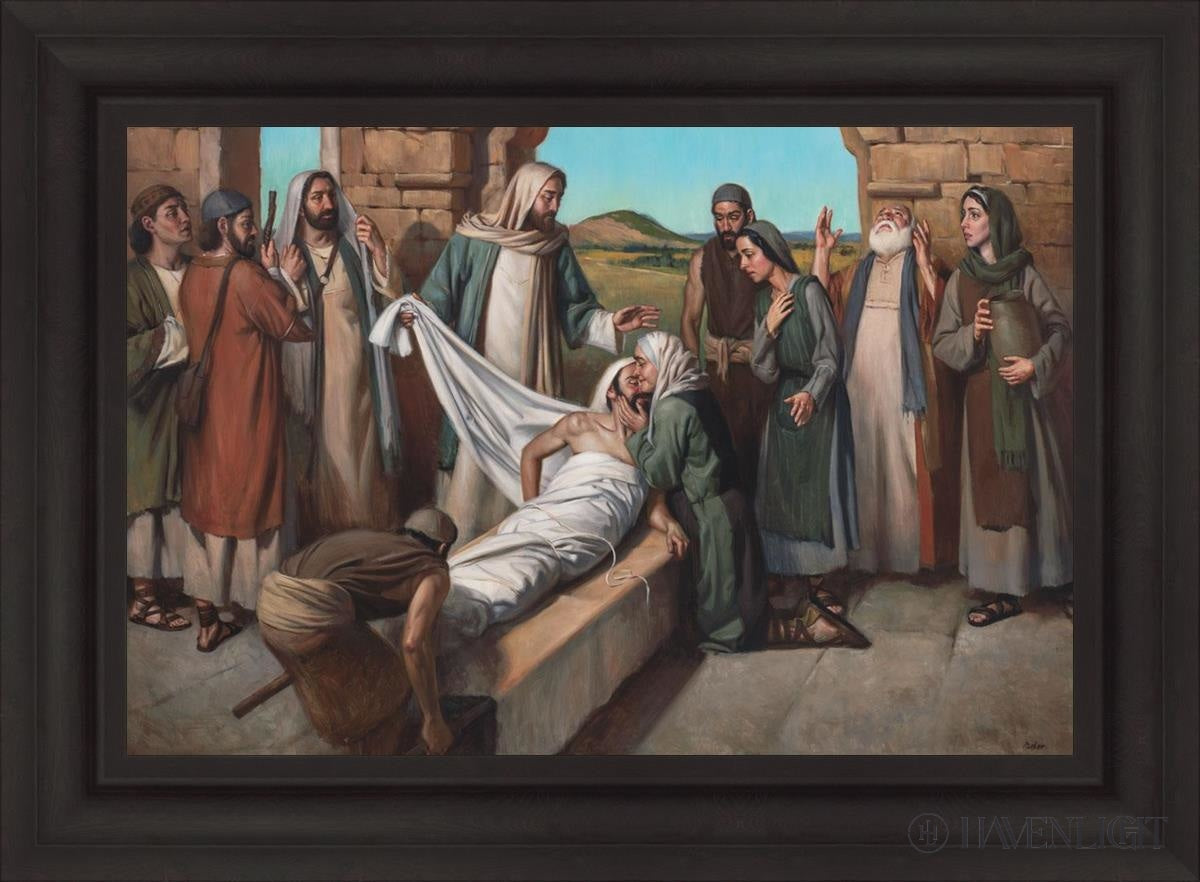 Widow Of Nain Open Edition Canvas / 30 X 20 Brown 37 3/4 27 Art