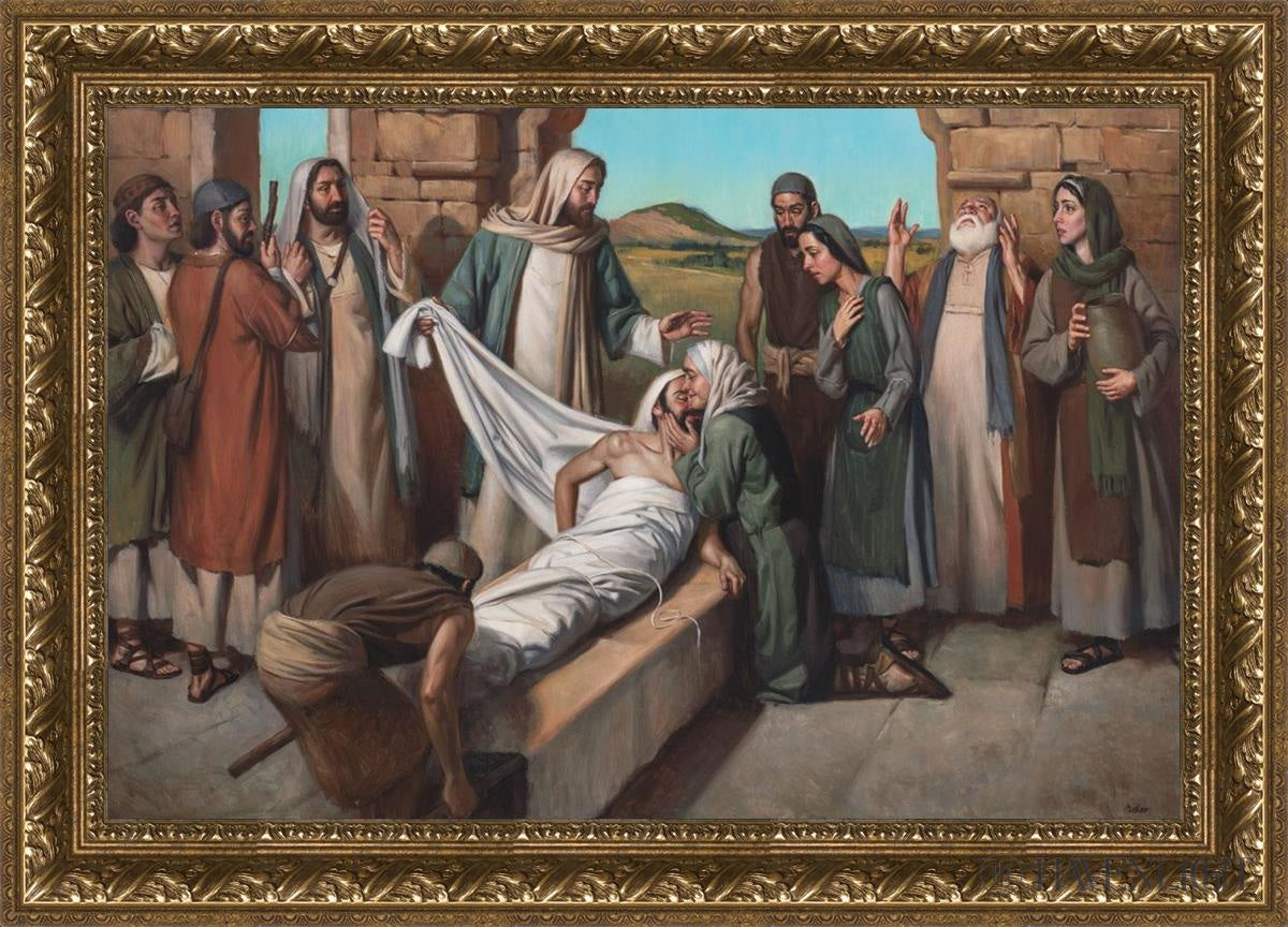 Widow Of Nain Open Edition Canvas / 30 X 20 Gold 35 3/4 25 Art