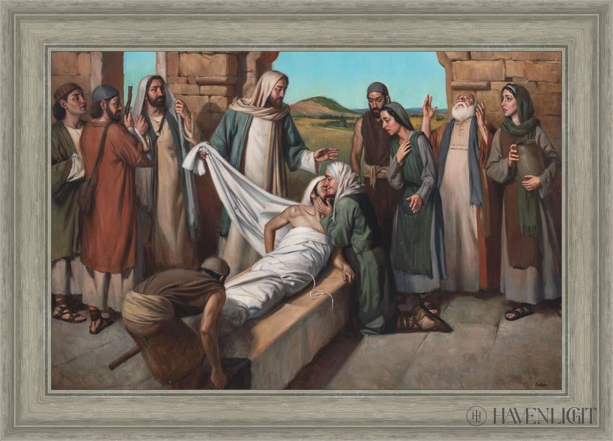 Widow Of Nain Open Edition Canvas / 30 X 20 Gray 35 3/4 25 Art