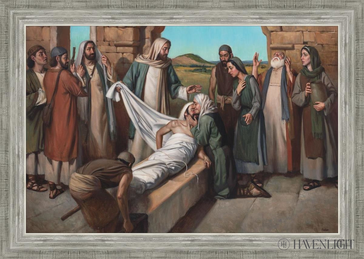 Widow Of Nain Open Edition Canvas / 30 X 20 Silver 34 3/4 24 Art