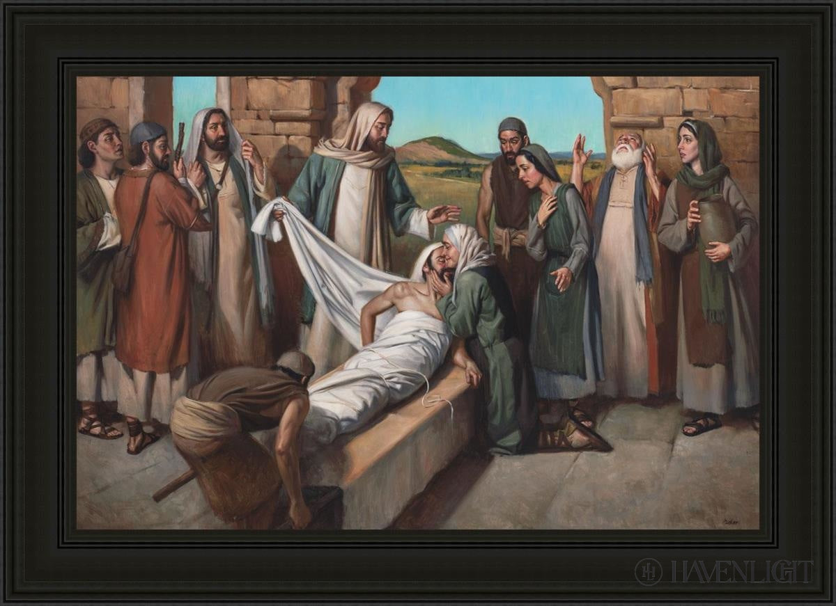 Widow Of Nain Open Edition Canvas / 36 X 24 Black 43 3/4 31 Art