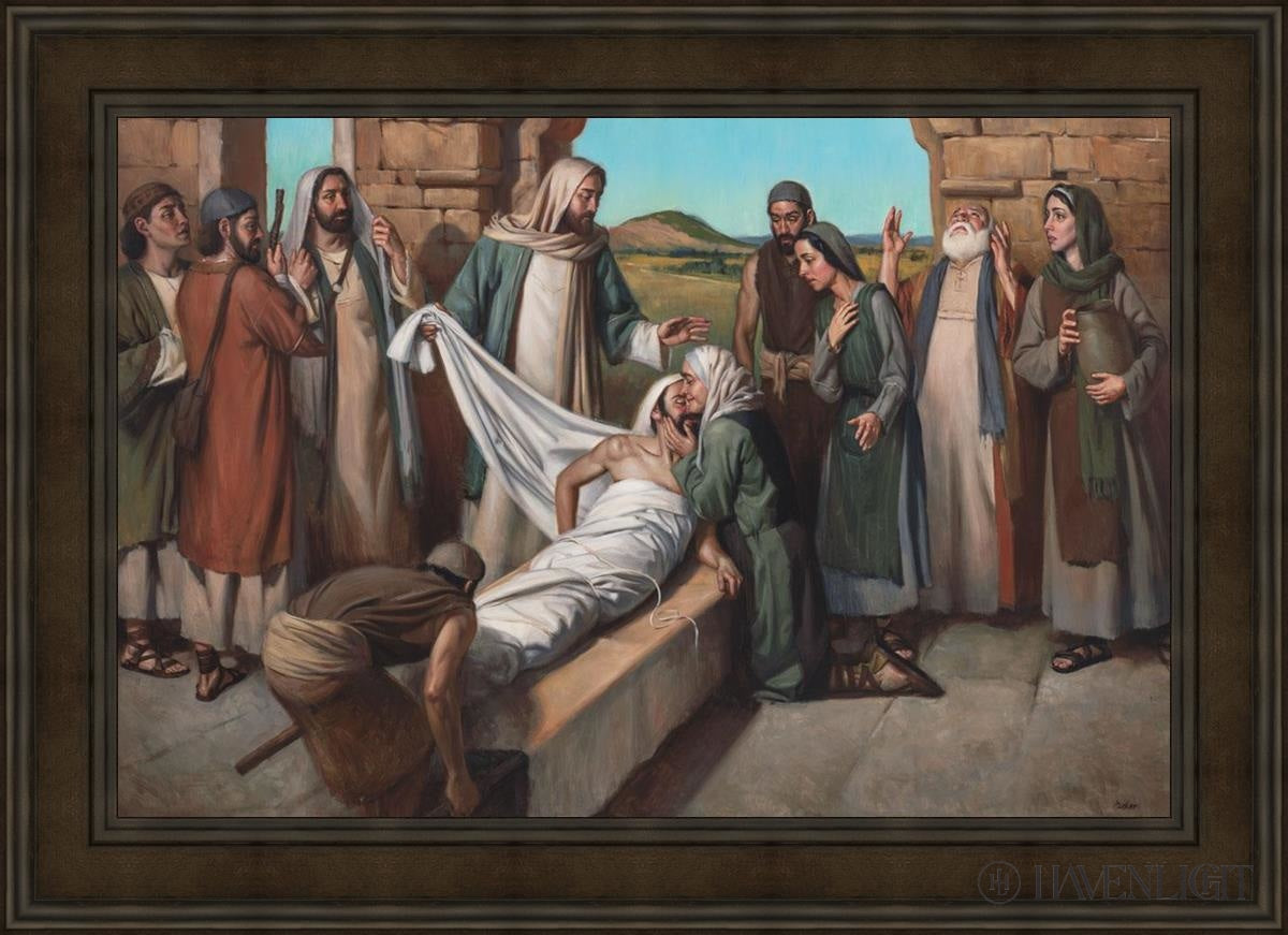 Widow Of Nain Open Edition Canvas / 36 X 24 Brown 43 3/4 31 Art