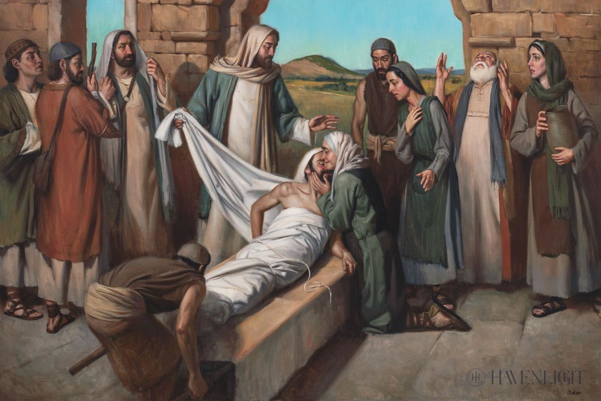 Widow Of Nain Open Edition Canvas / 36 X 24 Rolled In Tube Art
